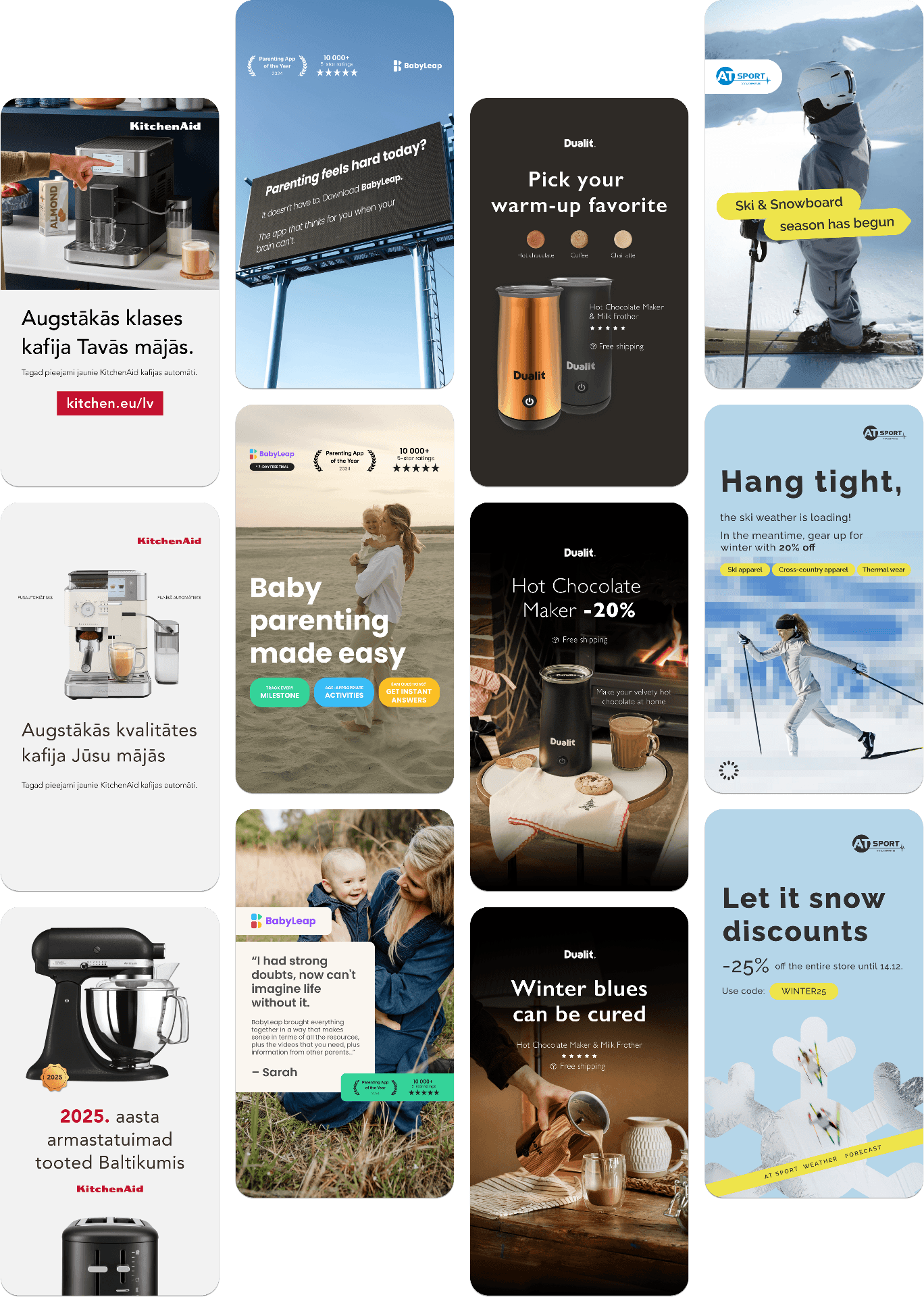 Performance creative examples